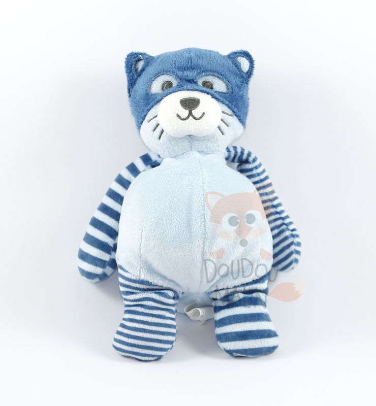 peluche chat bleu