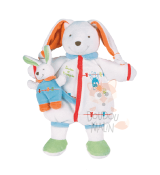 Doudou Et Compagnie Sos Doudou Et Compagnie Soft Toy Rabbit White