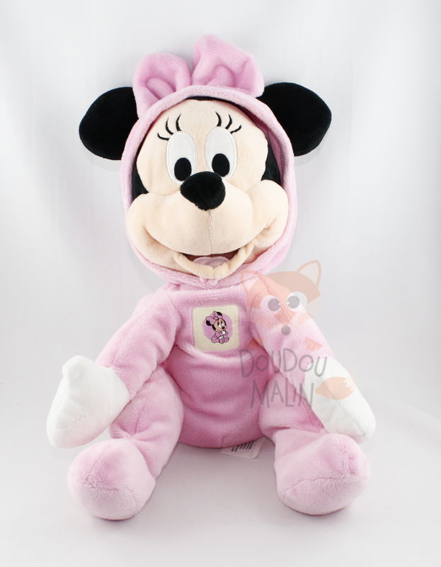 Disney Minnie la souris Mini peluche pyjama rose 15 cm