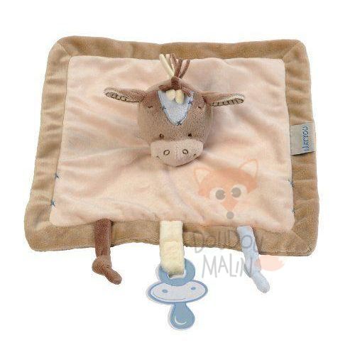 Nattou Les Rigolos Baby Comforter Horse Brown