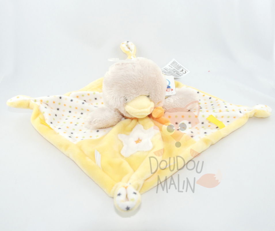 Mots D Enfants 17 Baby Comforter Duck Yellow
