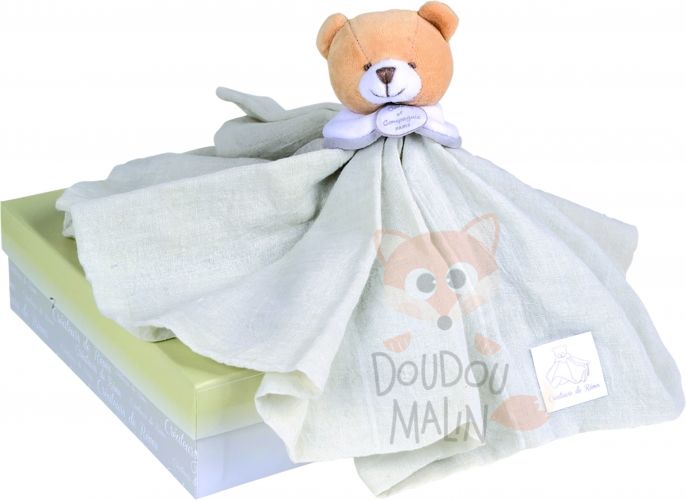 Mini doudou ours beige - Doudou et compagnie