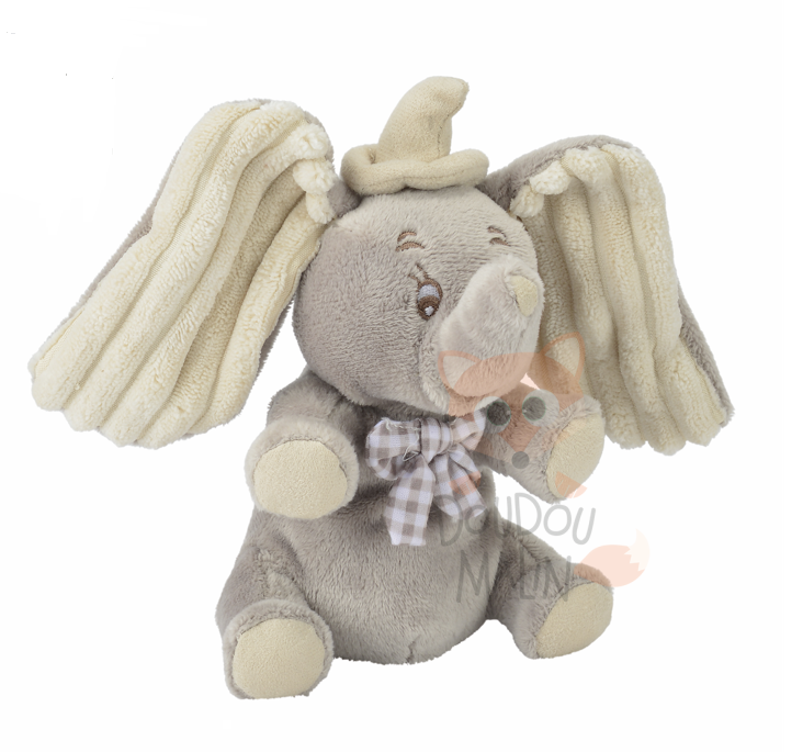 disney dumbo plush toy with music grey