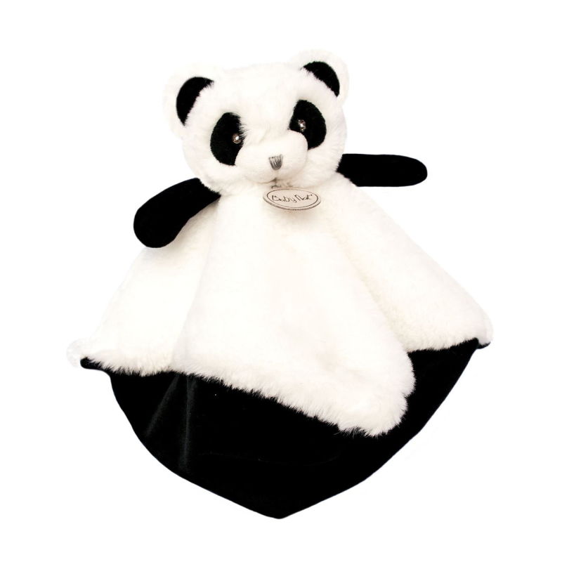 I # Doudou Peluche Panda Env 25 Cm Carré Blanc 🎄 TBE