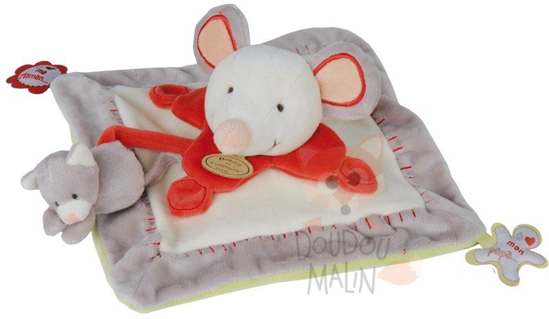 Doudou Et Compagnie Sos Doudou Et Compagnie Baby Comforter Mouse Grey