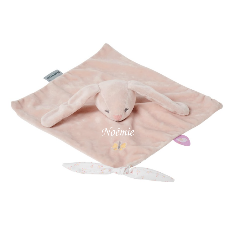 Nattou Comfort Blanket Unicorn Jade, Nina, Jade and Lili, 27 x 27 x 5 cm,  Beige/Pink