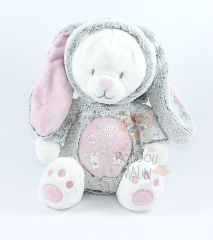 Ours en peluche personnalisé de lapin gris géant, lapin d’inquiétude, petit  garçon ou fille, nounours de baptême, 1er anniversaire, stuffie