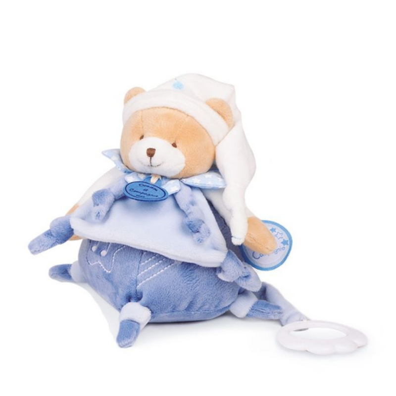 doudou et compagnie petit chou doudou bleu