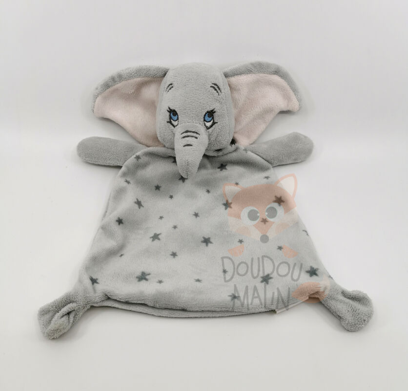 Disney Doudou Dumbo l'éléphant gris Mouchoir chez vous des demain