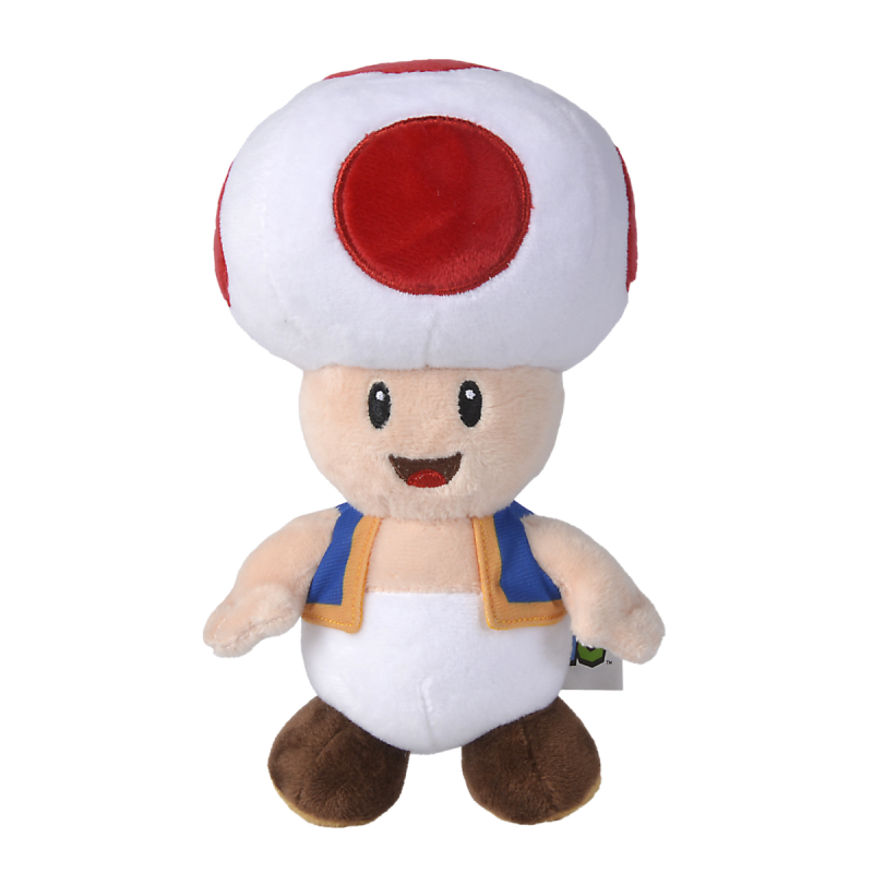 17cm Super Mario Bros Mushroom Toad Peluche 4 Colors Super Mario