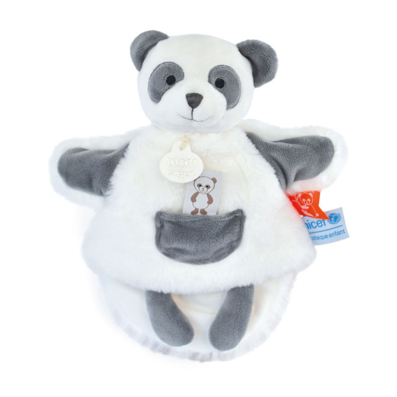 Chaussettes Unicef avec hochet Panda 0-6M Doudou et Compagnie