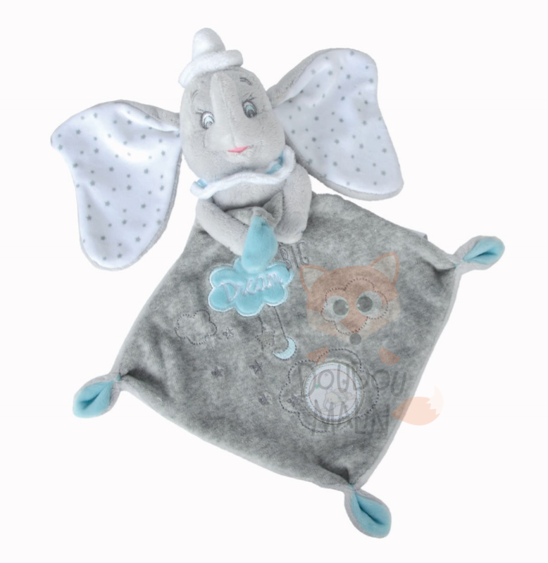 Attache Tétine Dumbo Bleu Cigogne Disney Baby