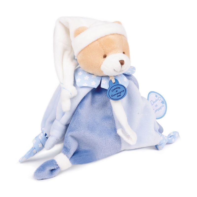 doudou et compagnie petit chou doudou bleu