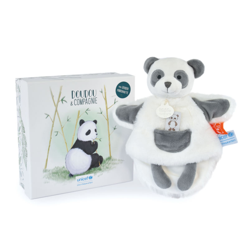 UNICEF Peluche veilleuse Panda 15 cm - Doudou et Compagnie - BCD