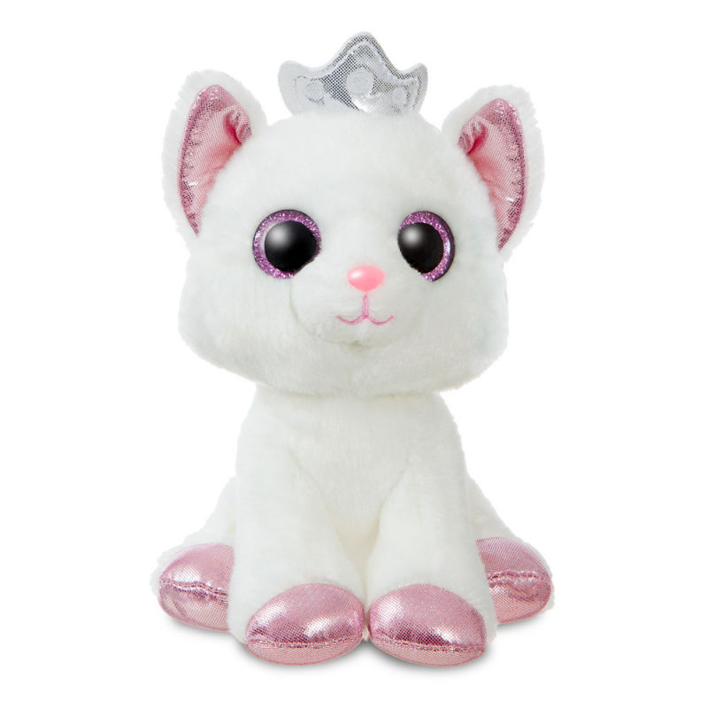 Aurora Sparkles Tales Peluche Chat Blanc