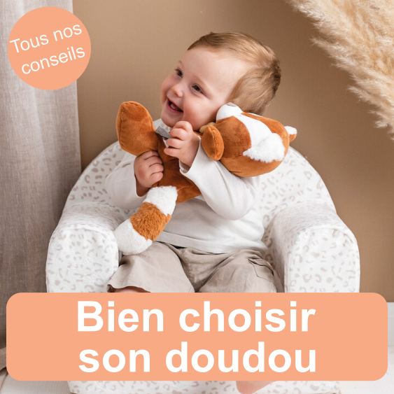 Doudou bébé fille – Mon Petit Bonheur