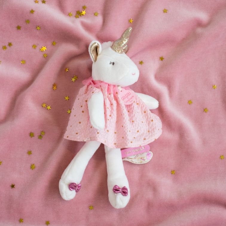 Peluche Licorne White Stars De 20 Cm - La Poste