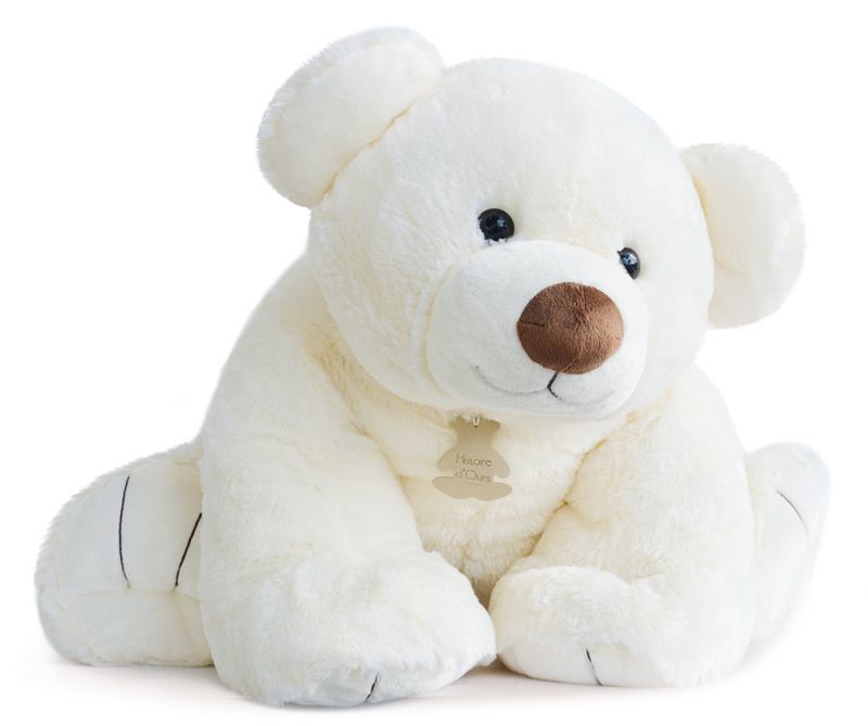 Peluche ours - Gros ours blanc 50cm