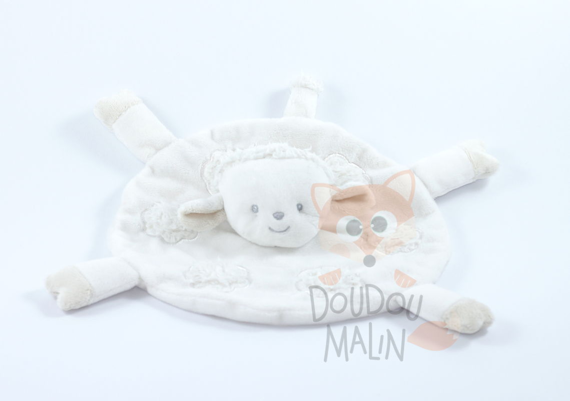 Doudou mouton crème