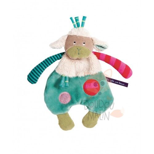 Moulin roty doudou collection les jolis pas beaux souris violet bleu