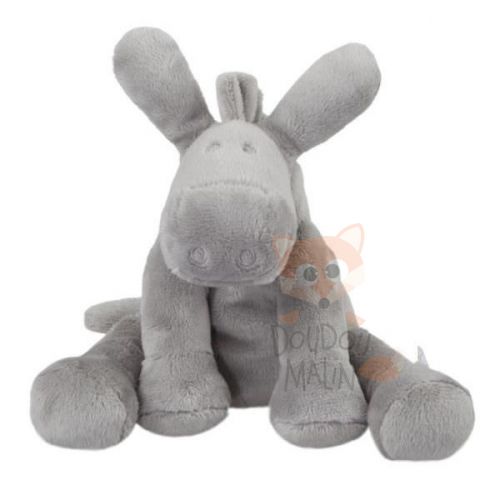 Peluche Nouky ours NOUKIE'S Poudre d'étoiles gris blanc 38 cm