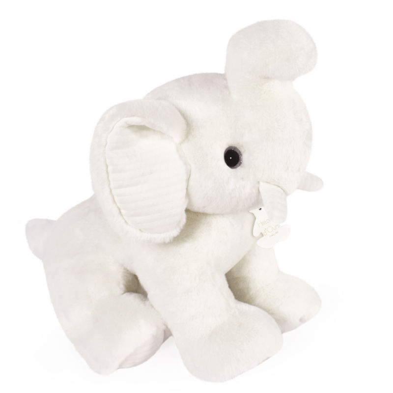 plush white elephant