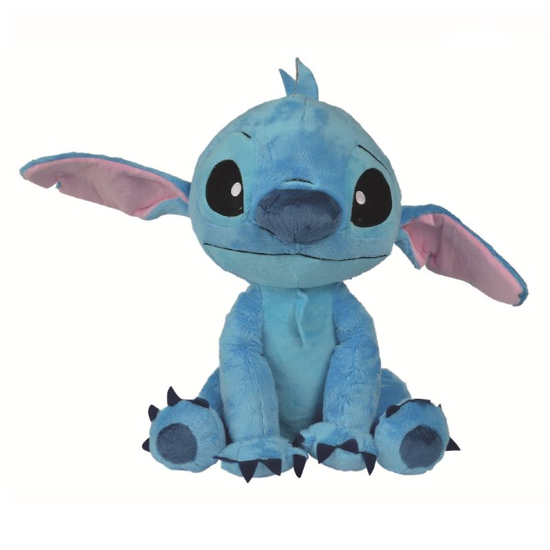 Disney Stitch Grand Coussin tête bleu 50 cm
