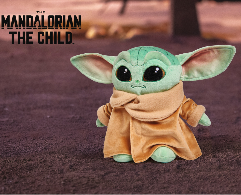 Peluche The Child 25 cm Star Wars The Mandalorian Baby Yoda Grogu