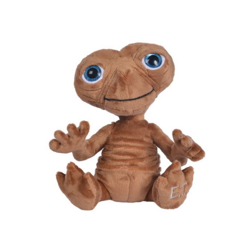 ET l' Extraterrestre - Peluche E.T. avec son et lumière en anglais - 27cm -  Qualité Super Soft