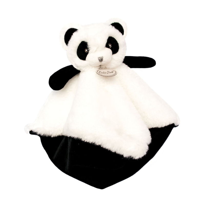 Discover all our pretty baby comforter in the form of panda 🐼