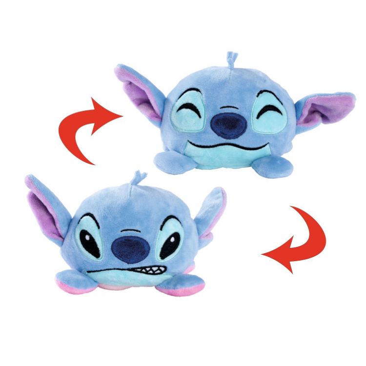 Peluche doudou Stitch Lilo et Stitch bleu mauve 40 cm PTS SRL Disney