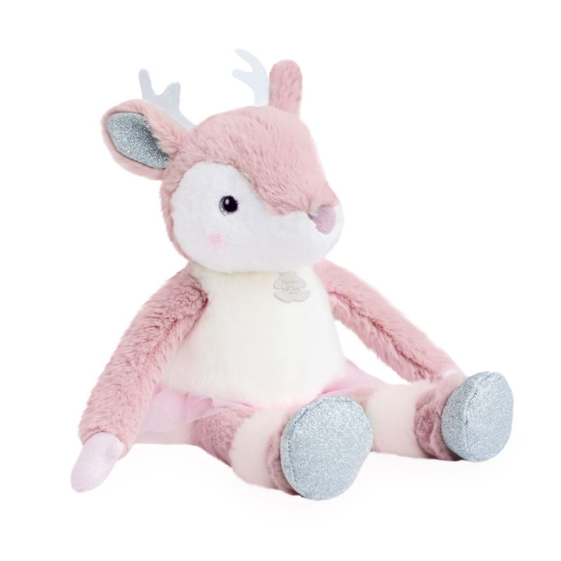 Jollein® Animal en peluche Cerf Pale Pink