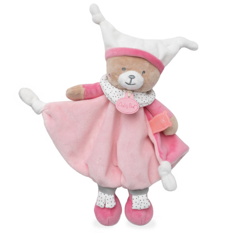 Doudou Ours Rose Collector - DOUDOU ET COMPAGNIE - 24cm - Rose